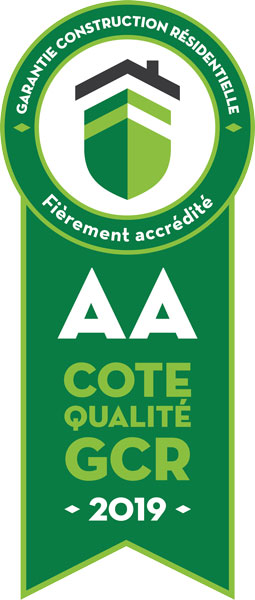 sceau cote qualité aa gcr 2019